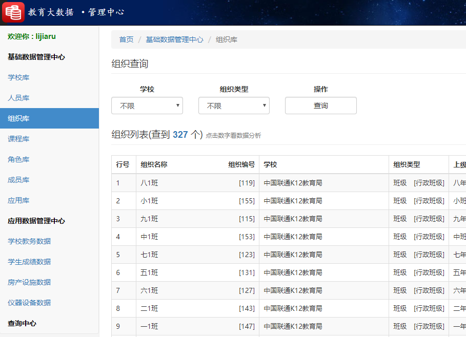 世界杯体育官方网站教育大数据系统组织库